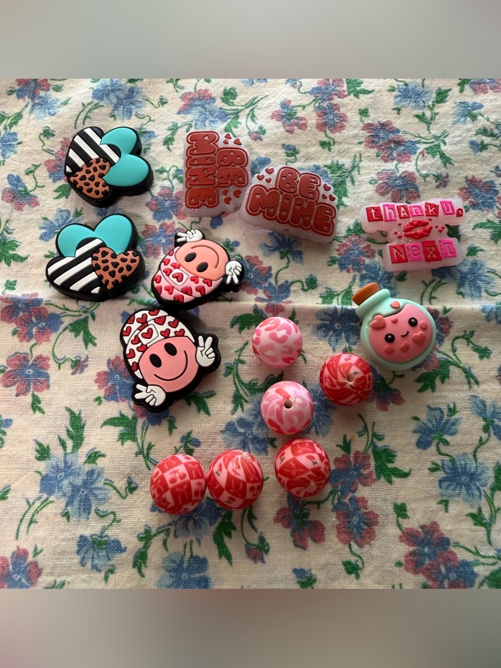 Focal Bead Lot - Valentines Day